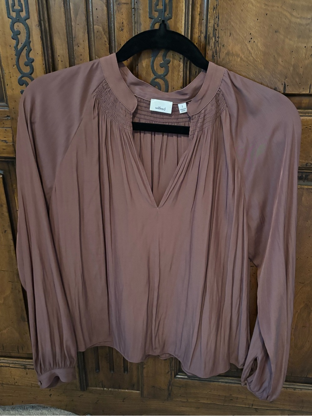 Wilfred smocked blouse